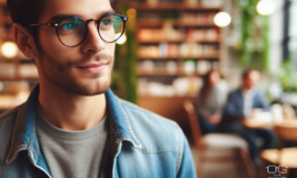 Óculos para um visual casual e descontraído