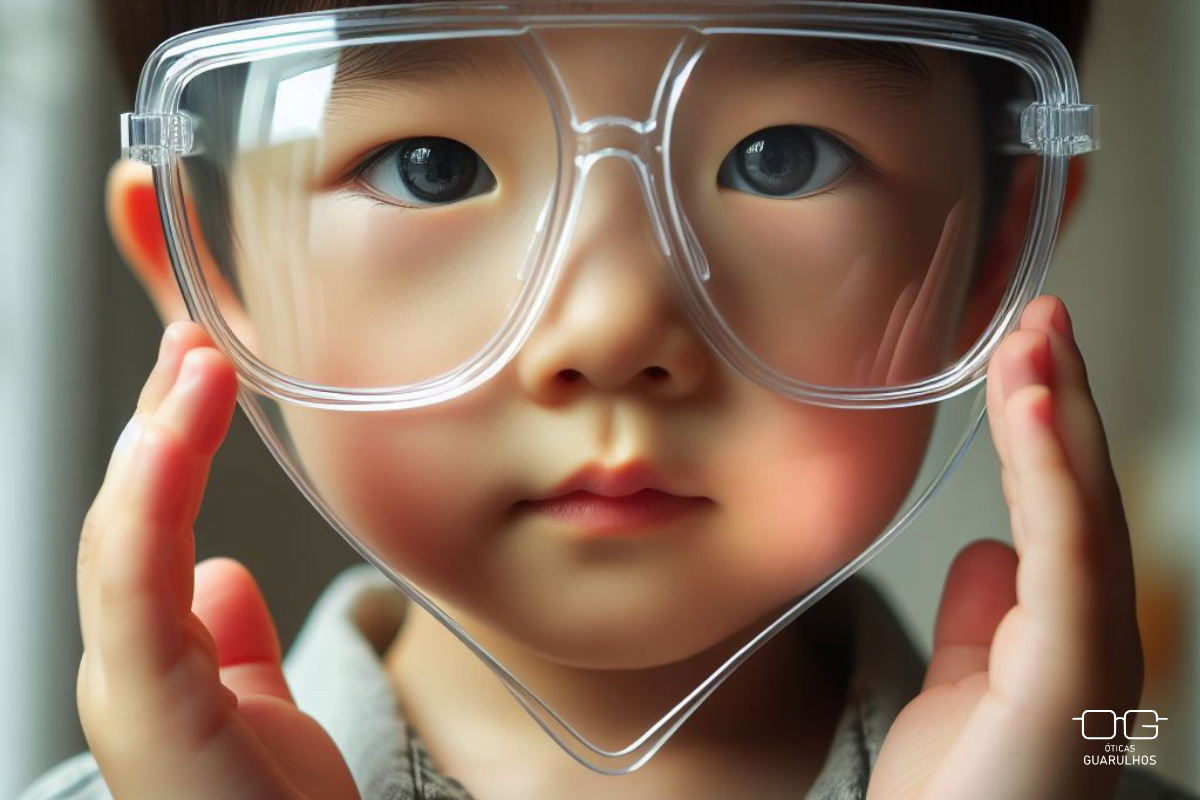 óculos infantis à prova de quebra
