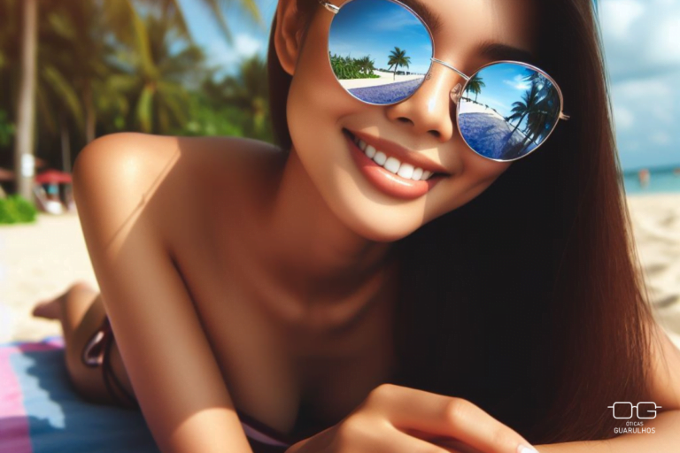 Óculos de Sol Espelhados