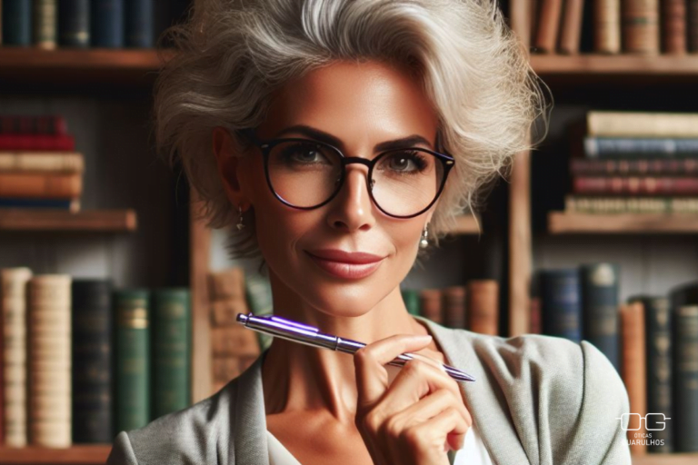 Autoconfiança com óculos