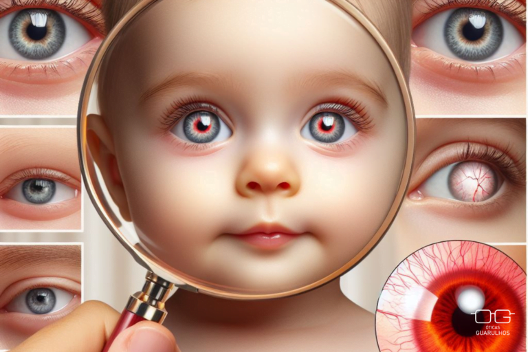RETINOBLASTOMA - BEBE FAZENDO TESTE DO OLHINHO